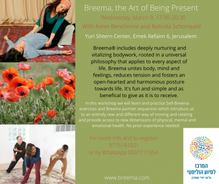 Breema Workshop in Jerusalem