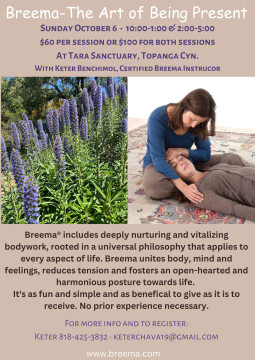 To Register please contact Keterchava19@gmail.com  or 818-425-3832   Cost for whole day $100    Cost for 1 session $60